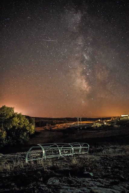 Noche estrellada en Añavieja
